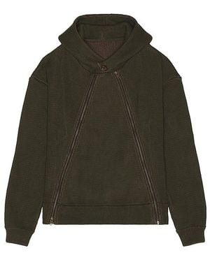 Isa Boulder Triangle Zip Hoodie - Green