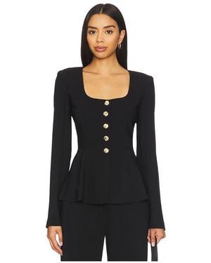 Amanda Uprichard Oberteil Kailey - Schwarz