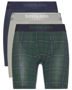 Tommy John Second Skin Modal 3 Pack 6 Boxer Brief - Green