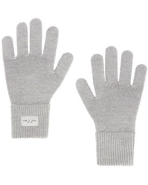 Rag & Bone Blake Metallic Gloves - White