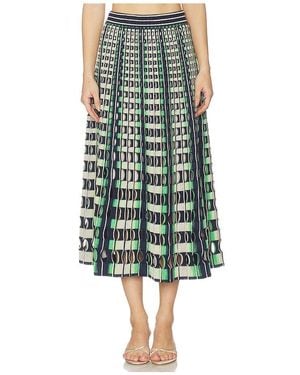 Jonathan Simkhai Drue Midi Skirt - Green