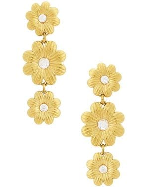 BRACHA Pendientes Largos Mya En Color Oro Metálico Talla