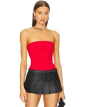 Miaou Libra Corset - Red