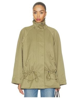 ALL THE WAYS Sawyer Funnel Neck Jacket - Green