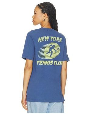 Junk Food New York Tennis Club Vintage Tee - Blue