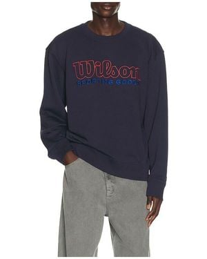 Wilson Playstate Crewneck Sweatshirt - Blue