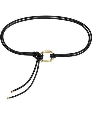 Madewell Organic Tie Ring Belt - Black