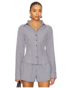 Dairy Boy Oyster Button Up Shirt - Purple