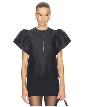 ALIGNE Jorja Puff Sleeve Top - Black