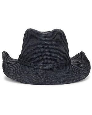 Janessa Leone Sacha Cowboy Hat - Black