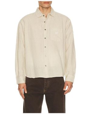Obey Nelson Woven Shirt - Natural