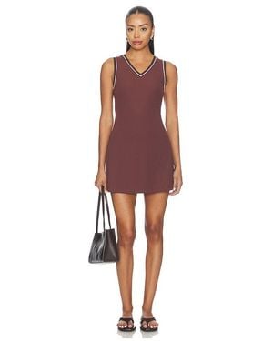 Varley Kalani V-Neck Dress - Red