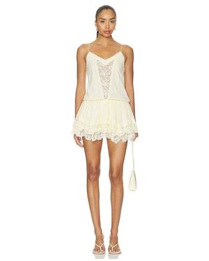 MORE TO COME Chrissiana Mini Dress - Natural