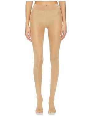 Wolford Pure Shimmer 40 Concealer Tights - Natural