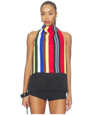Simon Miller Oberteil Tia Crepe Fringe - Rot