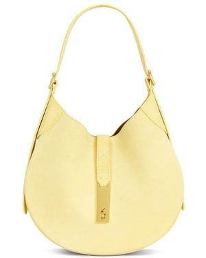 Polo Ralph Lauren Suede Small Shoulder Bag - Yellow