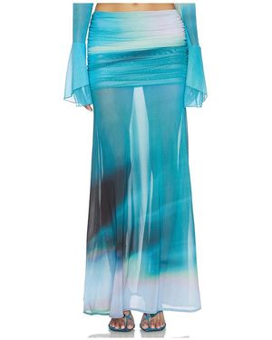 Feners Falda Susurro En Color Azul Cerceta Talla (También En S, Xs)