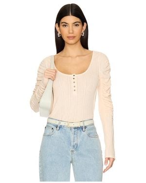 Free People Hope ヘンリートップ - ブルー