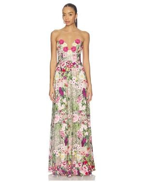 Elliatt Flora Gown - White