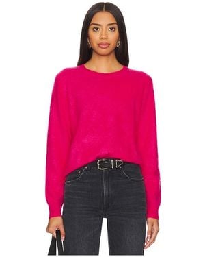Jumper 1234 Strick Brushed Crew - Pink