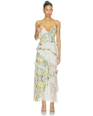 For Love & Lemons Rosalyn Maxi Dress - White