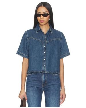 Levi's Logan Short Sleeve Denim Shirt - Blue