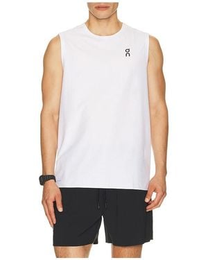On Shoes Court Tank - White