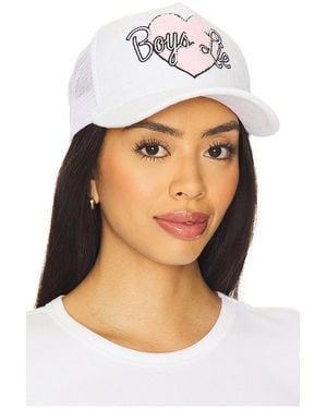 Boys Lie Gorra De Camionero Yours Truly En Talla En - Blanco