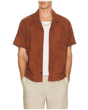 Rails Tyler Short Sleeve Shirt - Brown