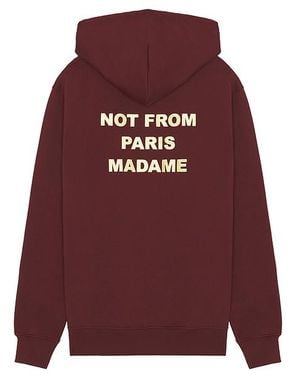 Drole de Monsieur Der Hoodie Slogan - Rot