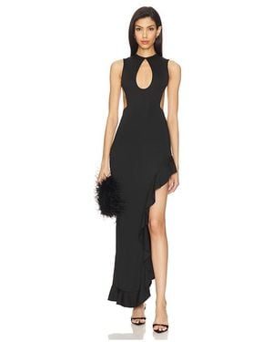 superdown Frany Backless Maxi Dress - Black