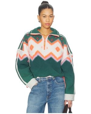 Free People X Fp Movement Printed Mountain High Jumper - Blue