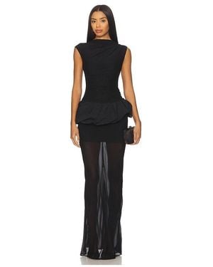 Bec & Bridge Ida Bubble Maxi Dress - Black