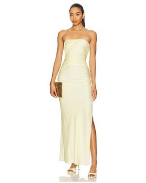 Bec & Bridge Eternity Strapless Maxi Dress - Metallic
