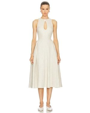 LPA Seina Midi Dress - White