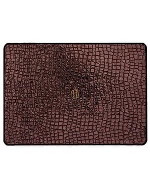 Heaven Mayhem Pro 13 Laptop Embossed Faux Leather Case - Purple