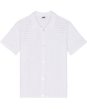 KROST Venice Short Sleeve Button Up Shirt - White