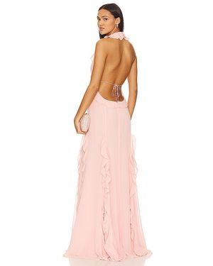 SAU LEE Fiona Dress - Pink