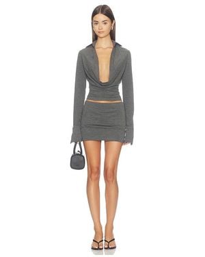 superdown Franklin Mini Skirt Set - Black