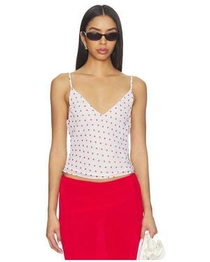 Bella Venice X Revolve Sila Slip Top - Red