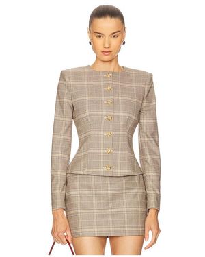 Generation Love Sirus Plaid Jacket - Natural