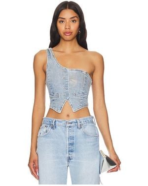 AFRM Gretchen Vest Top - Blue