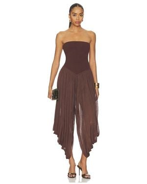 Et Ochs Harris Knit Jumpsuit - Brown
