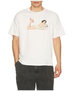 Duke & Dexter Pin Up T-Shirt - White