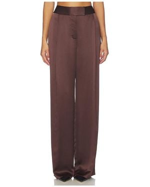 The Sei Relaxed Trouser - Brown