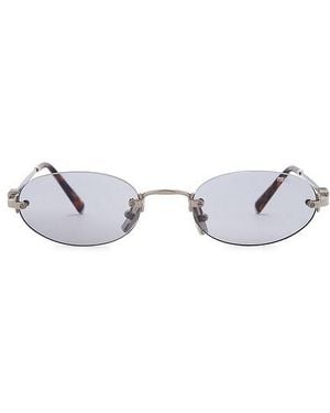Miu Miu Round Sunglasses - Metallic