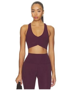 Splits59 Airweight Sports Bra With Ruching - Purple