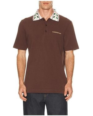 CASABLANCA Polohemd Laurel - Braun