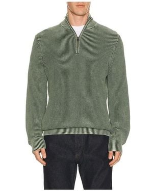 Faherty PULL SUNWASHED en Olive - Vert