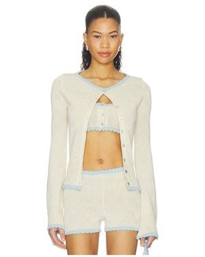 Asta Resort Franca Longsleeve Cardigan - White
